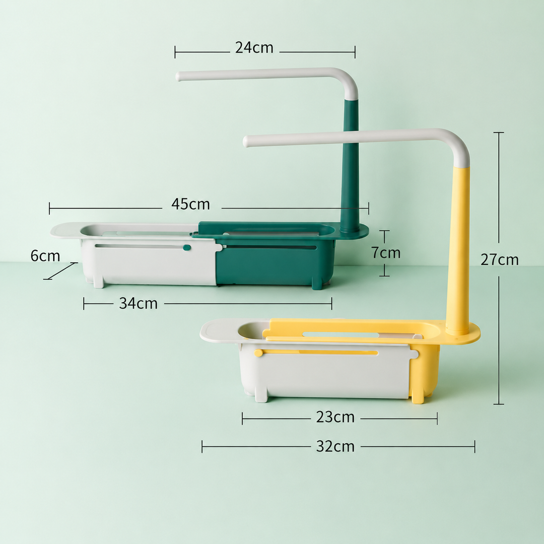 Sink-organisator med håndkleholder | Skanto
