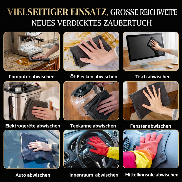 Mikrofiber Glassrensekluter 10-Pakning | Skanto