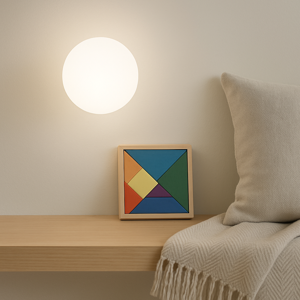 LumaGlow – Moderne Vegglampe med Matt Glasskjerm og Elegant Base Skanto