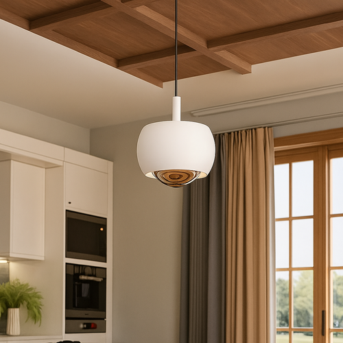 Minimalistisk pendellampe med LED-lys og elegant sirkulært design Skanto