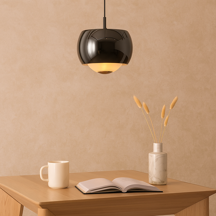 Minimalistisk pendellampe med LED-lys og elegant sirkulært design Skanto