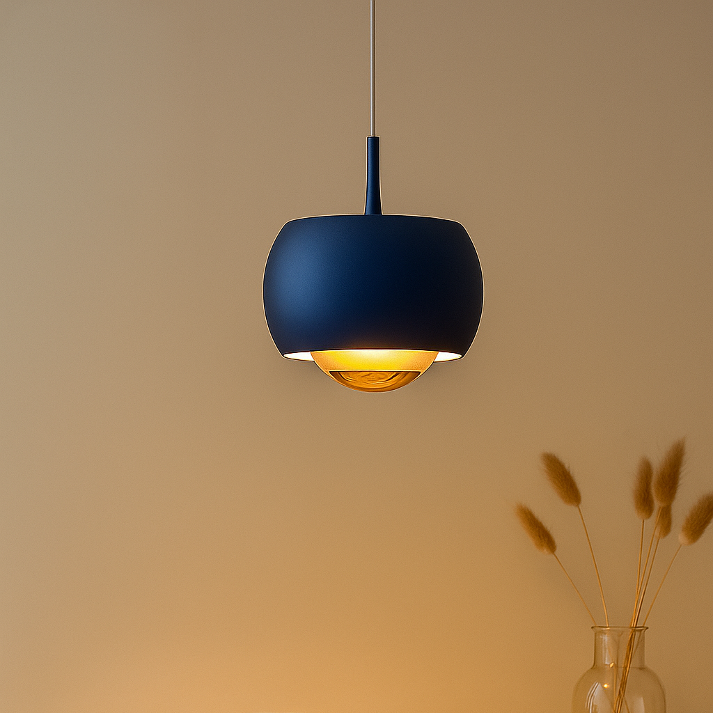 Minimalistisk pendellampe med LED-lys og elegant sirkulært design Skanto