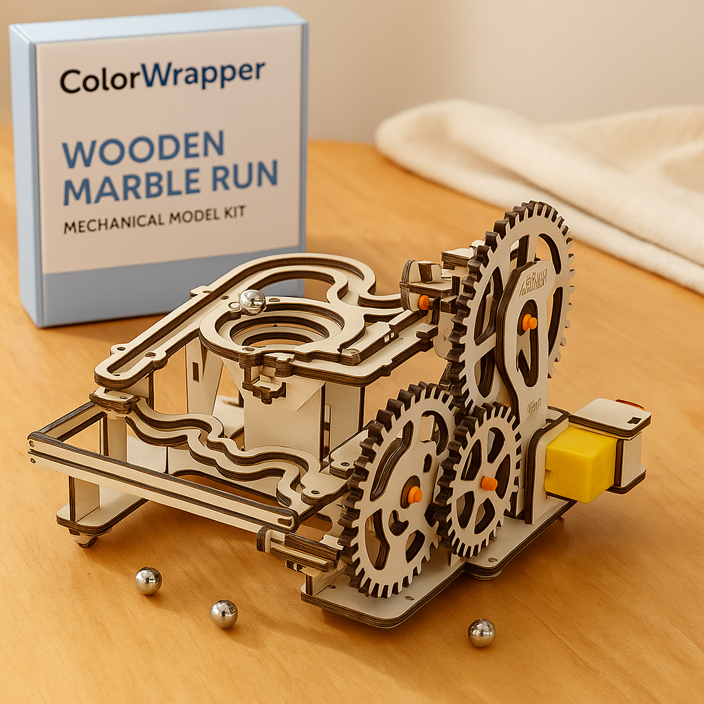 TrackMaster 3D Ball Track Puzzle – DIY mekanisk byggesett for tenåringer og voksne Skanto