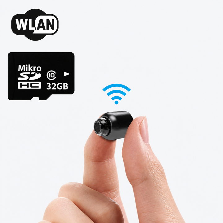 Ultrakompakt Wi-Fi overvåkningskamera med nattsyn | Skanto