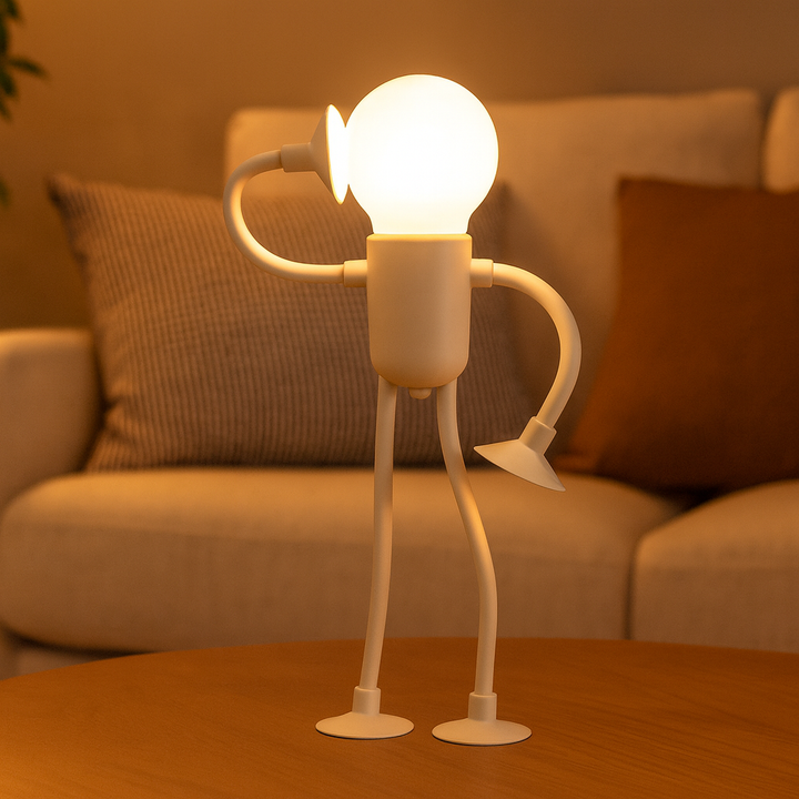 Skanto | LumiFlex | LED Bordlampe Fleksibel Kreativ Dekorasjon for Stue og Barnerom Energisparende Moderne 4 Farger