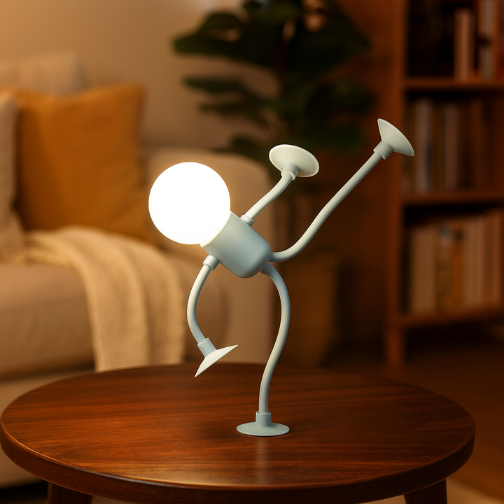 Skanto | LumiFlex | LED Bordlampe Fleksibel Kreativ Dekorasjon for Stue og Barnerom Energisparende Moderne 4 Farger