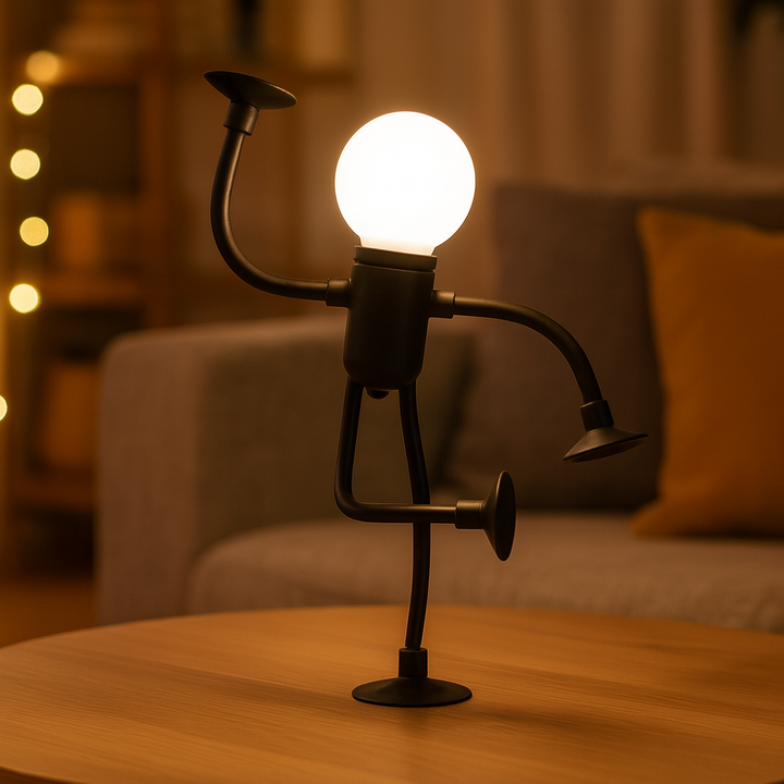 Skanto | LumiFlex | LED Bordlampe Fleksibel Kreativ Dekorasjon for Stue og Barnerom Energisparende Moderne 4 Farger