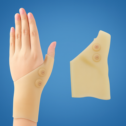 Smertelindring + Kompresjon – Non-Slip Silikon – Artritt & Leddstøtte for Hverdagskomfort Skanto