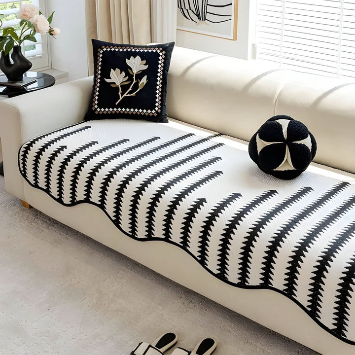 Skanto | Moderne Chenille Sofa Deksel med Stilig Beskyttelse