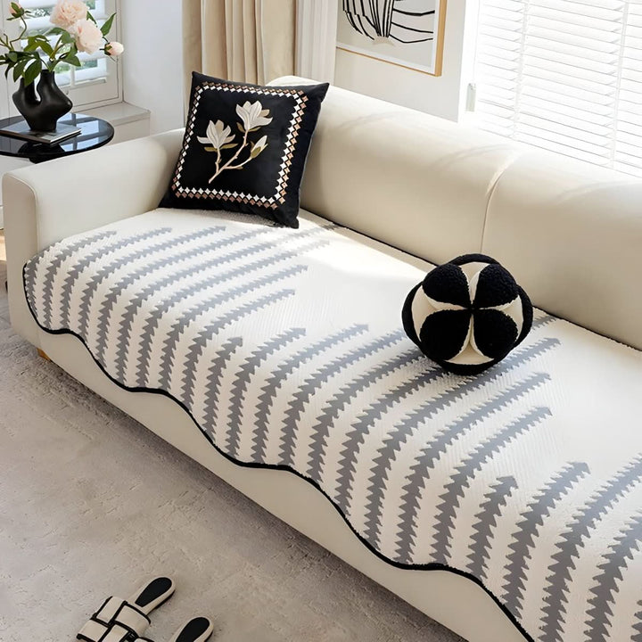 Skanto | Moderne Chenille Sofa Deksel med Stilig Beskyttelse