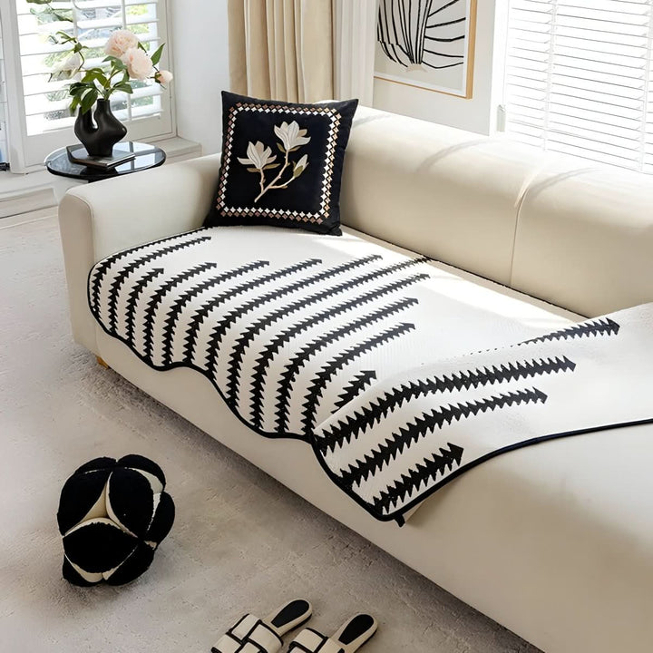 Skanto | Moderne Chenille Sofa Deksel med Stilig Beskyttelse