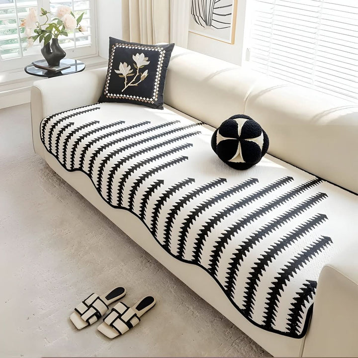Skanto | Moderne Chenille Sofa Deksel med Stilig Beskyttelse