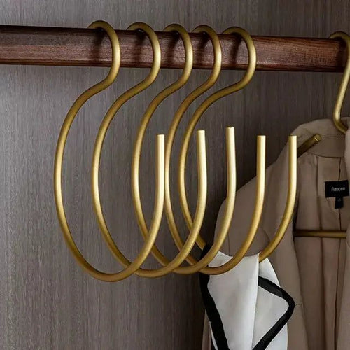 HangStruct – S-formede metallklestativer (sett med 5) for plassbesparende | Skanto