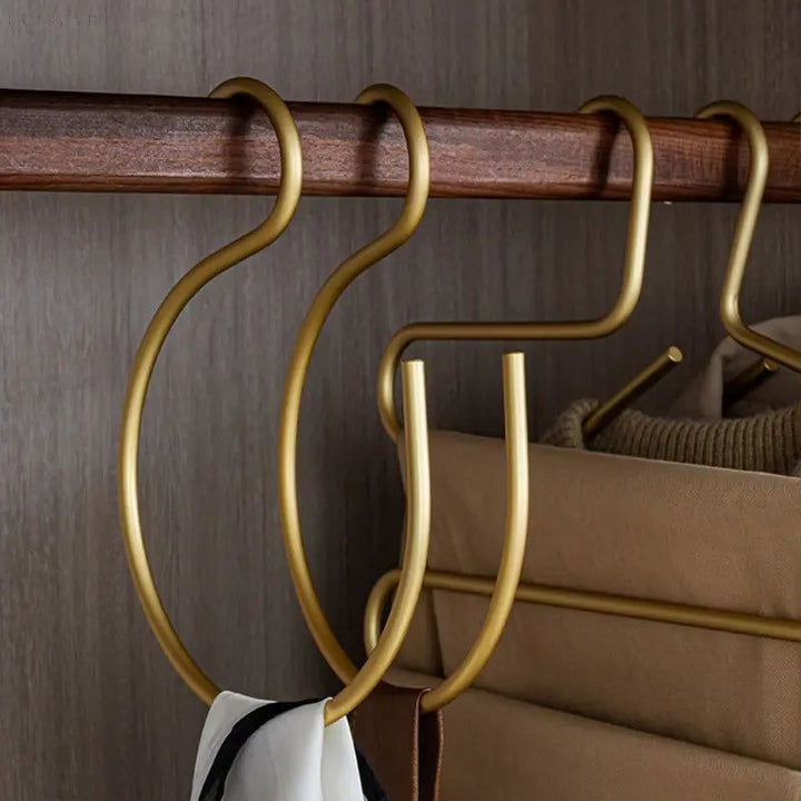 HangStruct – S-formede metallklestativer (sett med 5) for plassbesparende | Skanto