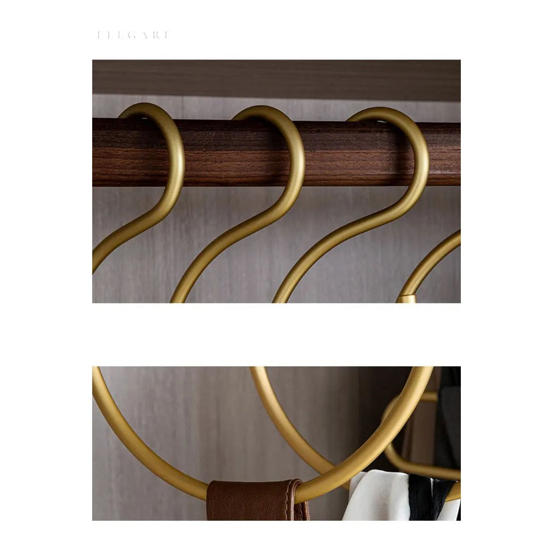 Skanto | HangStruct – S-formede metallkleshengere (sett med 5) for plassbesparelse