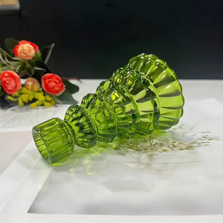Skanto | LumiTree Glass Lysestake Sett – 3-delt Tre-formet Borddekorasjon