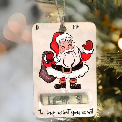 Skanto | Julepenger Holder Tre Gavekort Ornament Dekorasjon