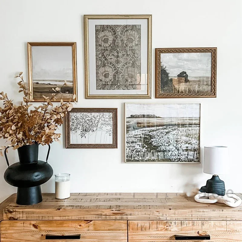 Klassiske vintage sommerlandskap fine kunst lerret utskrifter galleri veggkunst bilder for stue spisestue soverom kunst dekor | Skanto
