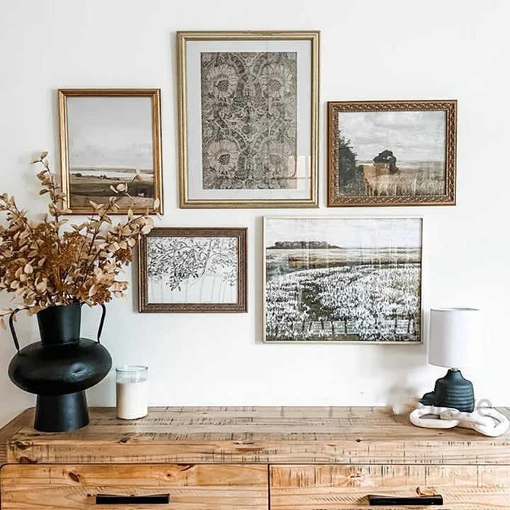 Klassiske vintage sommerlandskap fine kunst lerret utskrifter galleri veggkunst bilder for stue spisestue soverom kunst dekor | Skanto