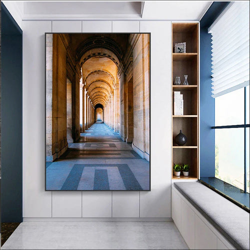 Klassisk Arkitektonisk Veggkunst Plakat Fint Kunst Lerretsutskrifter Inspirerende Atmosfæriske Bilder For Stue Moderne Foyer Kunst Dekor | Skanto