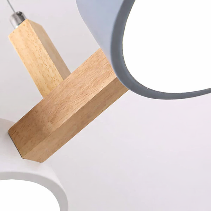 Nordic Multi-Light Cylinder Pendant Ceiling Light for Dining Room | Skanto