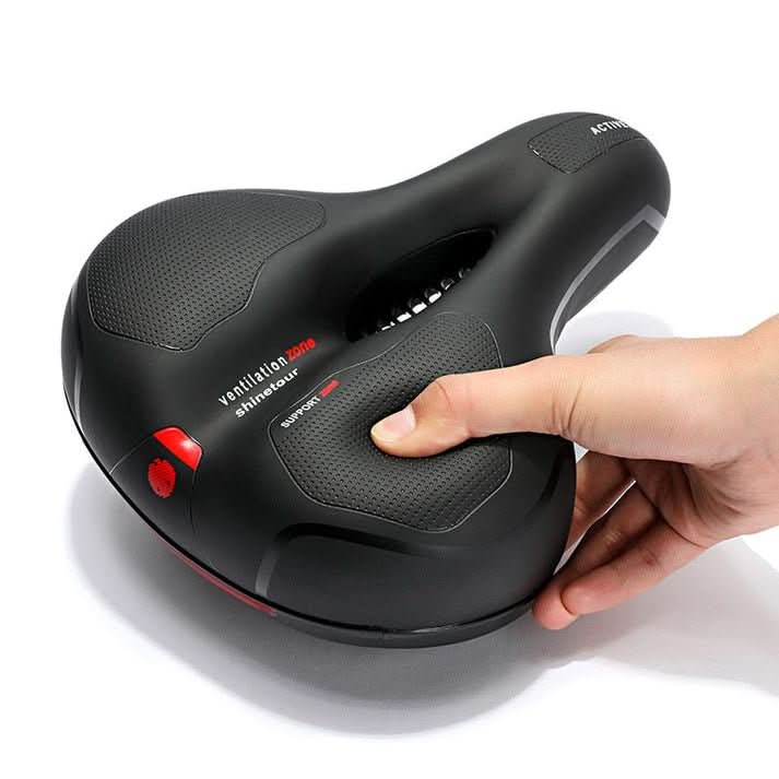 Skanto | Ergonomisk sykkelsete med gel-padding og reflektor for smertefri sykling