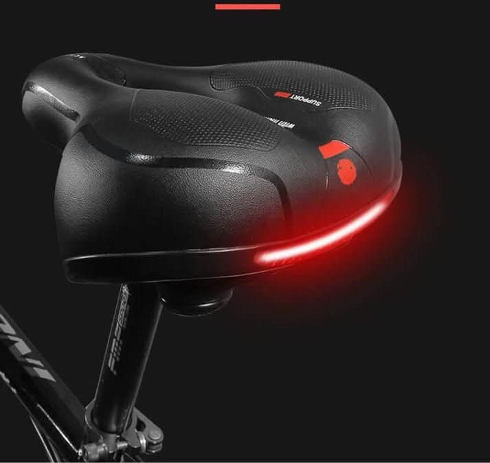 Skanto | Ergonomisk sykkelsete med gel-padding og reflektor for smertefri sykling