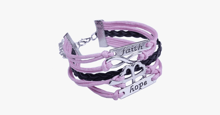 Skanto | Kløver Tro Håp Uendelig Armbånd
