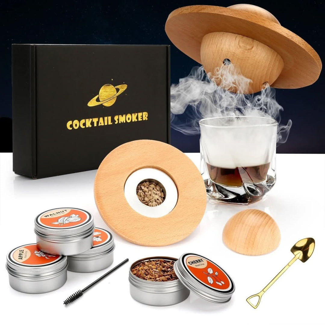 Skanto | Cocktail Røykesett for Whiskey- og Bourbonelskere
