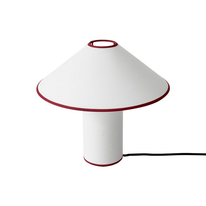 Bordlampe med tekstilskjerm – Lunara | Skanto
