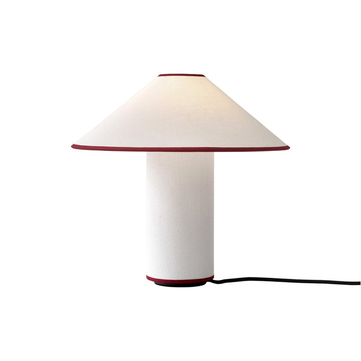 Bordlampe med tekstilskjerm – Lunara | Skanto