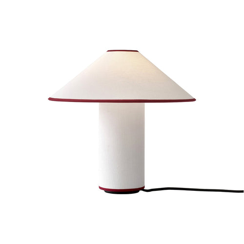 Bordlampe med tekstilskjerm – Lunara | Skanto