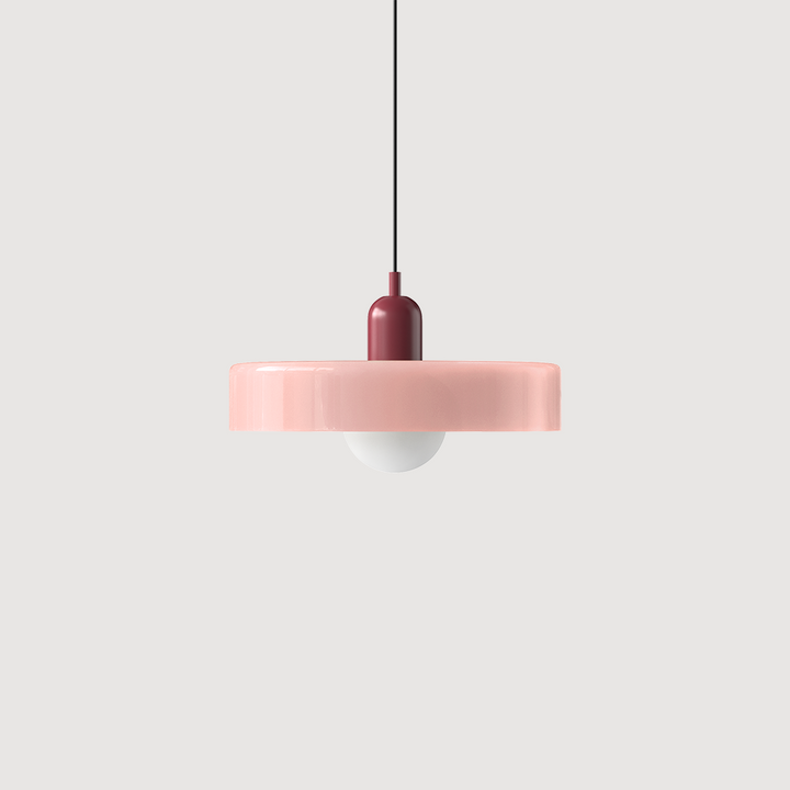Fargerik Bauhaus-glass pendellampe – Moderne designlampe for stue og spisestue