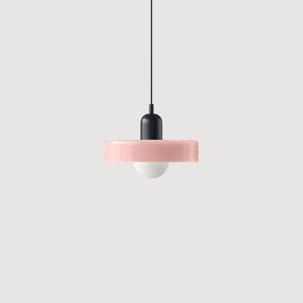 Fargerik Bauhaus-glass pendellampe – Moderne designlampe for stue og spisestue
