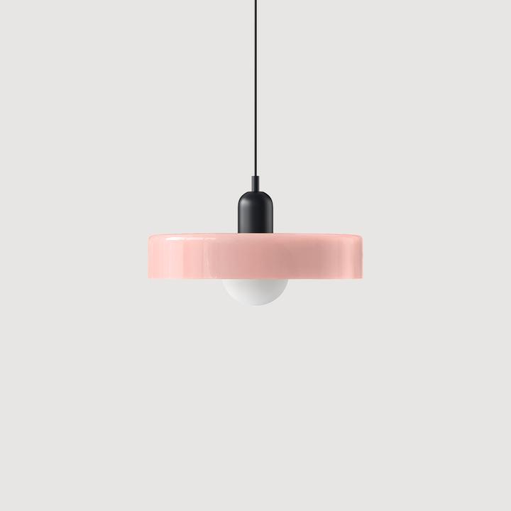 Fargerik Bauhaus-glass pendellampe – Moderne designlampe for stue og spisestue