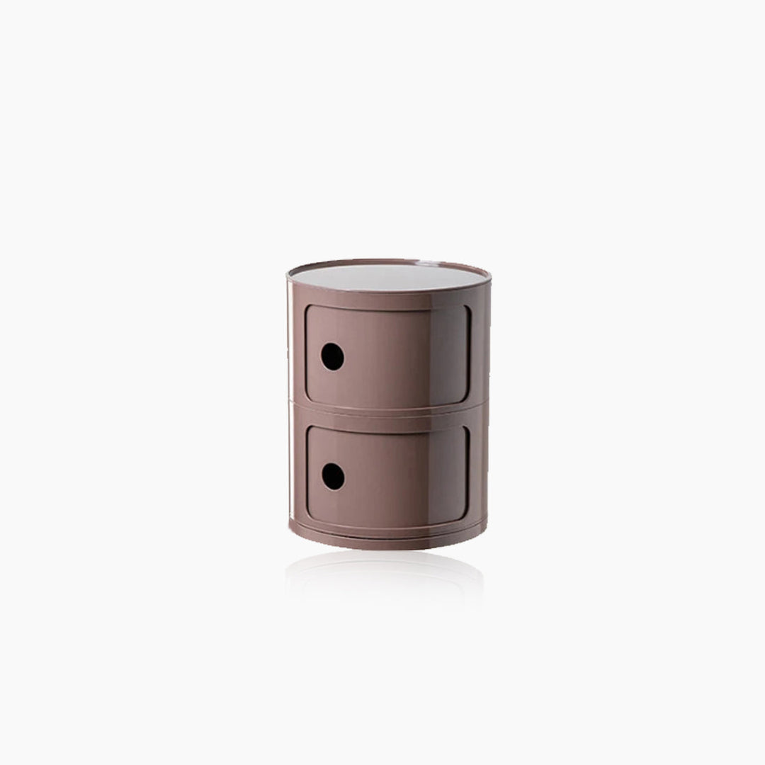 Skanto | Vase-formet Sidebord med Oppbevaringsrom