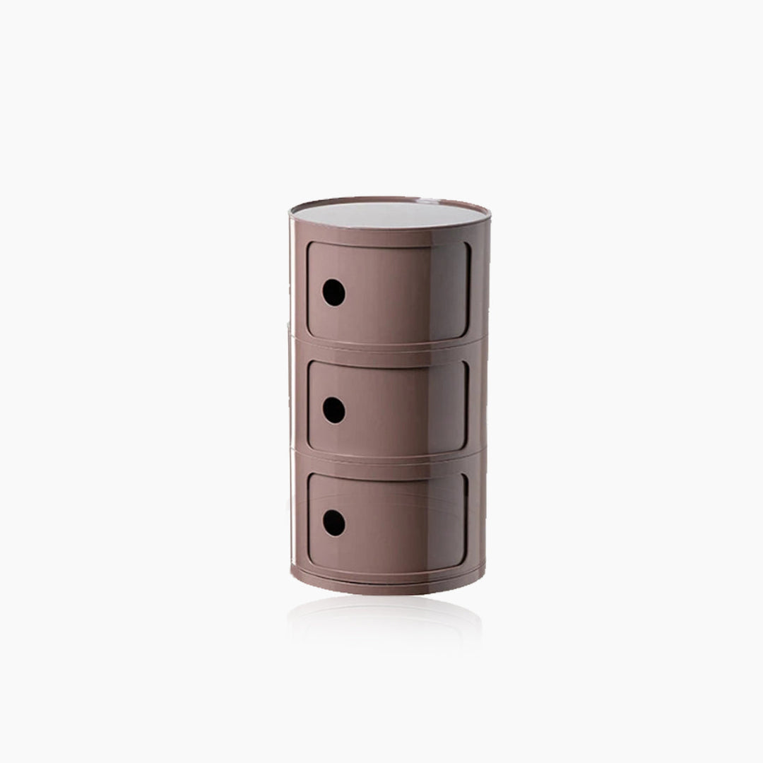 Skanto | Vase-formet Sidebord med Oppbevaringsrom