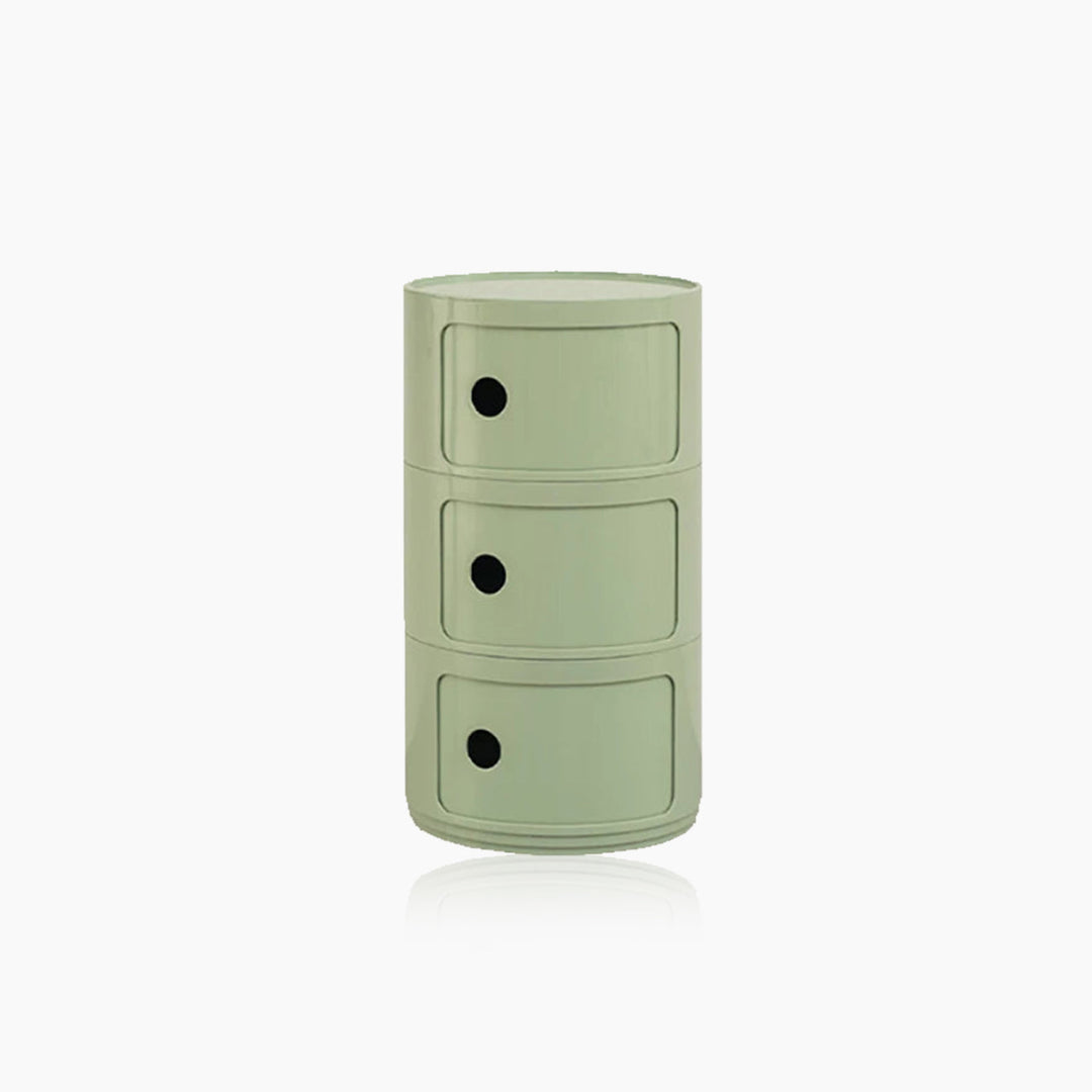 Skanto | Vase-formet Sidebord med Oppbevaringsrom