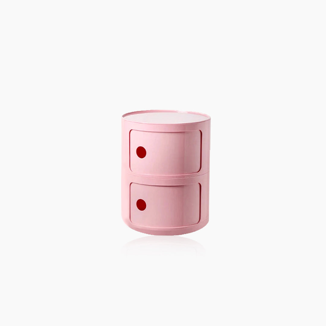 Skanto | Vase-formet Sidebord med Oppbevaringsrom
