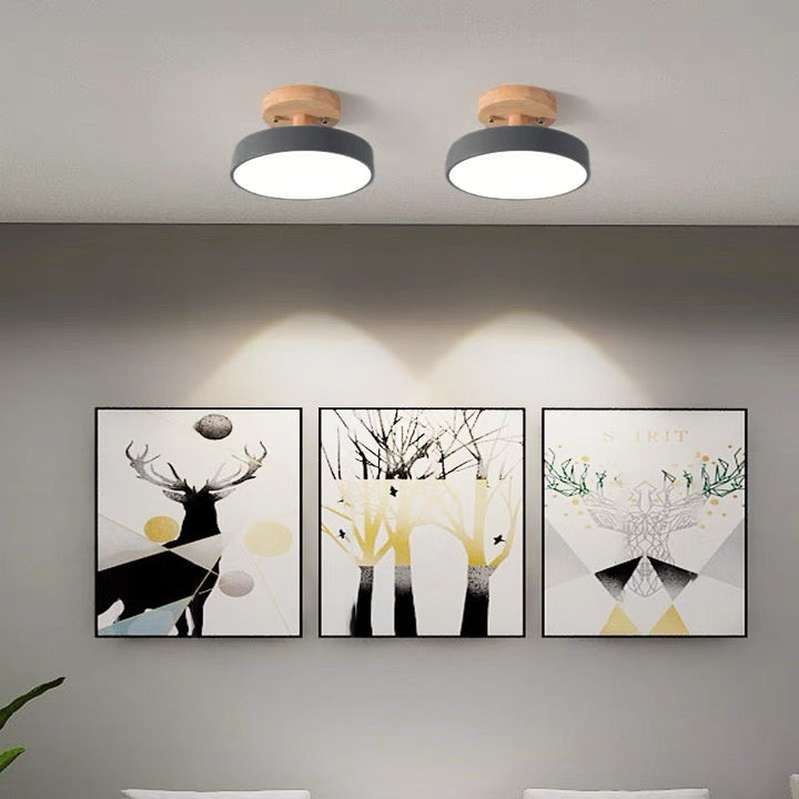 Skanto | LED Taklampe Tre Flush Montering Fixture