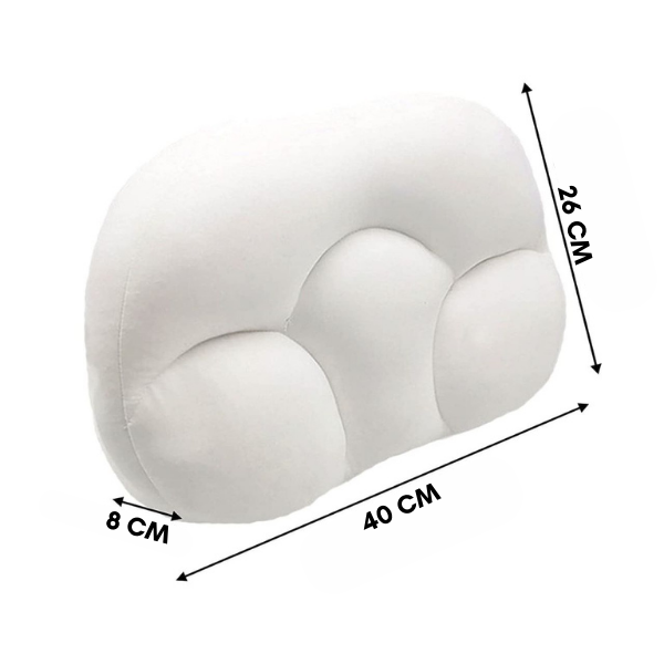 Skanto | Slim Sleep Pillow – Ergonomisk Mikroperlepute for Side- og Ryggsovende
