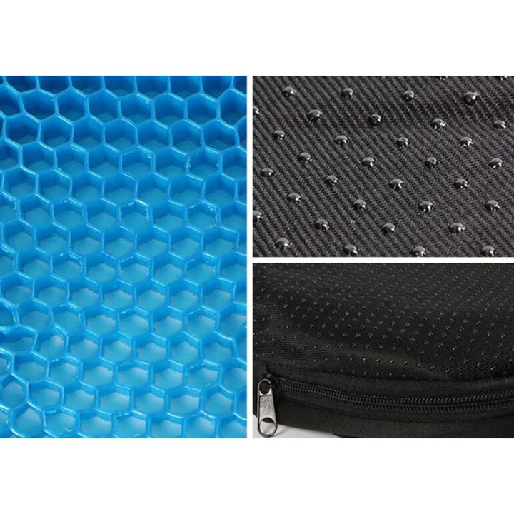 Skanto | Ortopedisk Gel Sittepute | Trykkavlastning, Halebeinsmerter & Lumbal Støtte for Kontorstol, Bil & Rullestolbruk