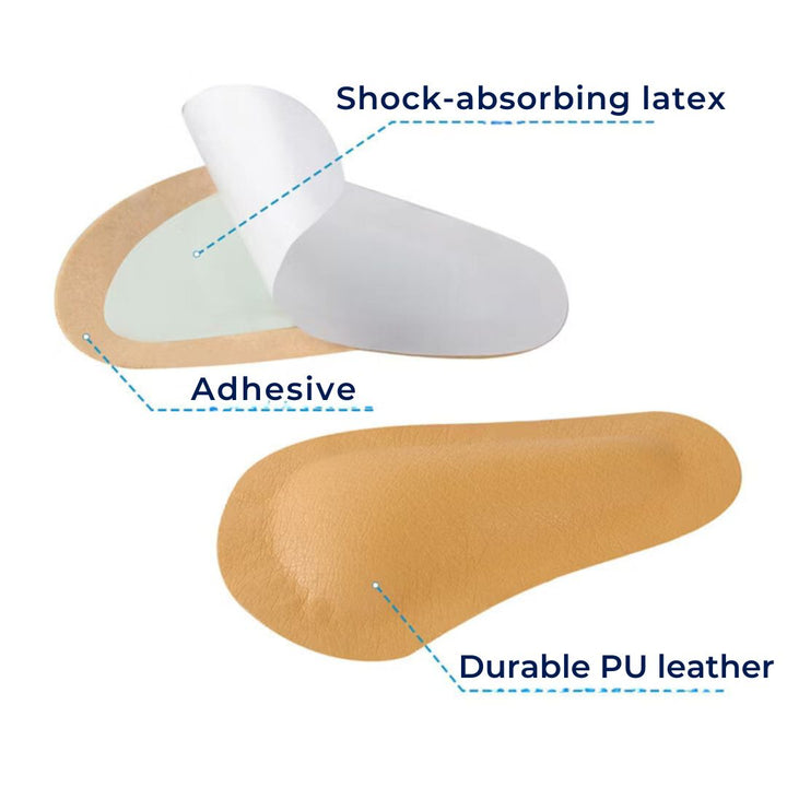 ComfortPad Front Foot Cushioning Relief | for Metatarsalgia Ball of Foot - Pain Shock Absorption - Daily Comfort for High Heels Skanto