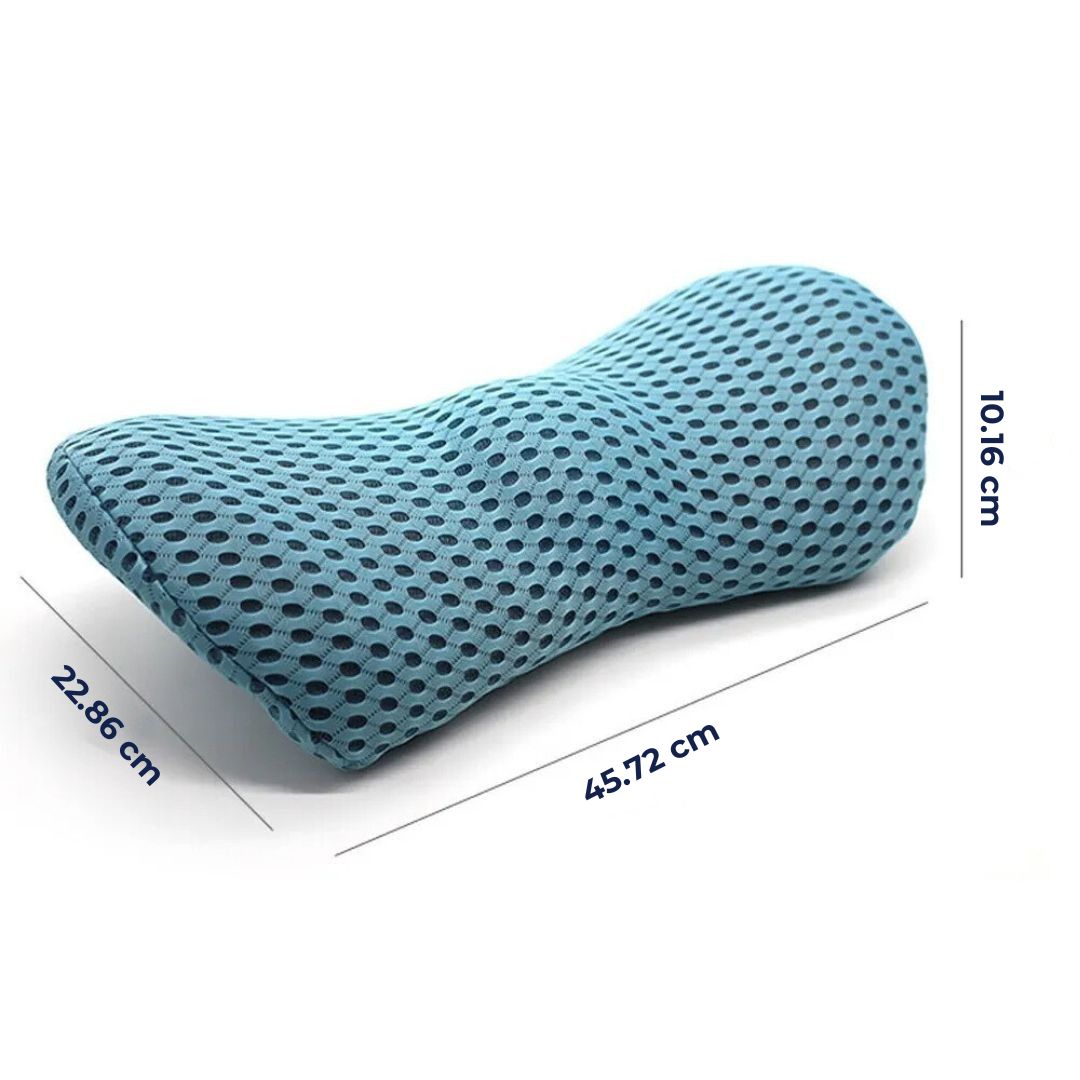 ComfortWave Lændestøttepute | for lindring av ryggsmerter - Ergonomisk design for kontor - Brukes til kjøring og hjemme Skanto