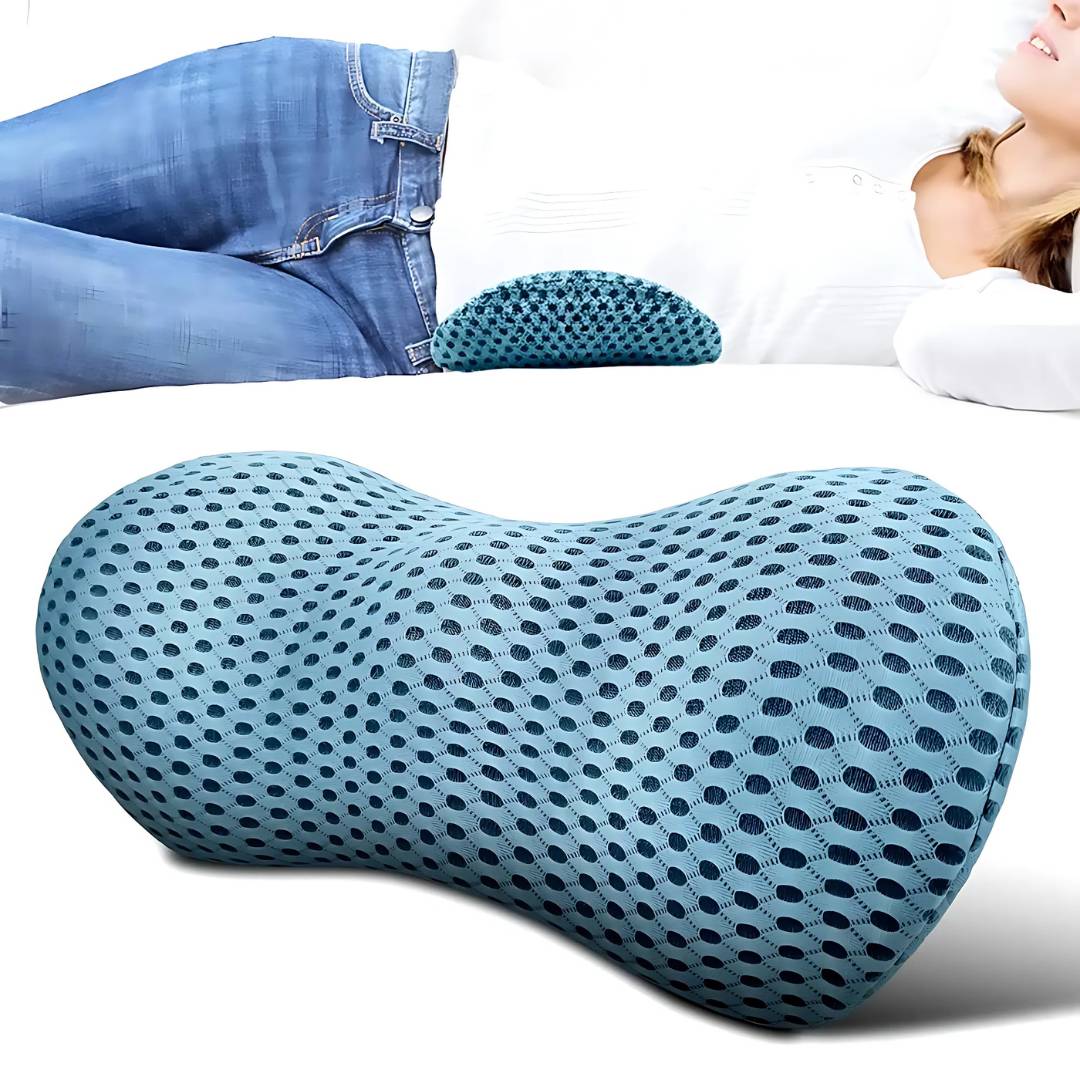 RugComfort Lumbarkurv – Ergonomisk Støttepute for Rygg og Konstruksjon | Skanto