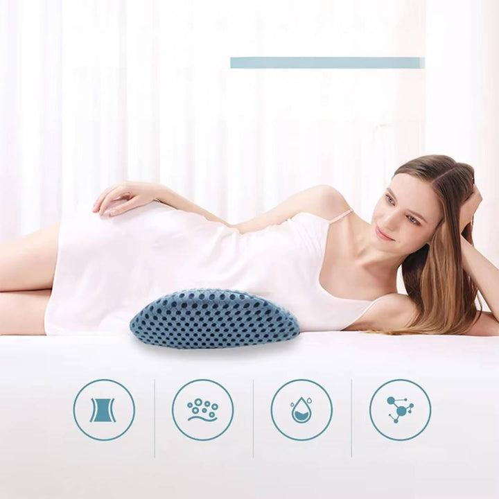 RugComfort Lumbarkurv – Ergonomisk Støttepute for Rygg og Konstruksjon | Skanto