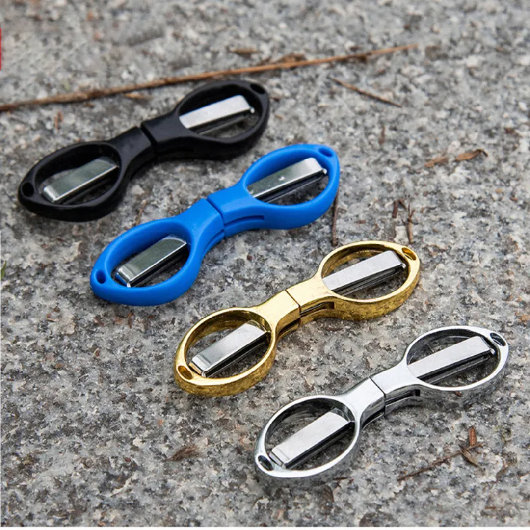 Mini Snip Rustfri Saks Nøkkelring | Skanto