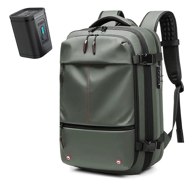 Skanto | CompriBag – Plassbesparende vakuum reise ryggsekk med utvidbar kapasitet (25L–60L)