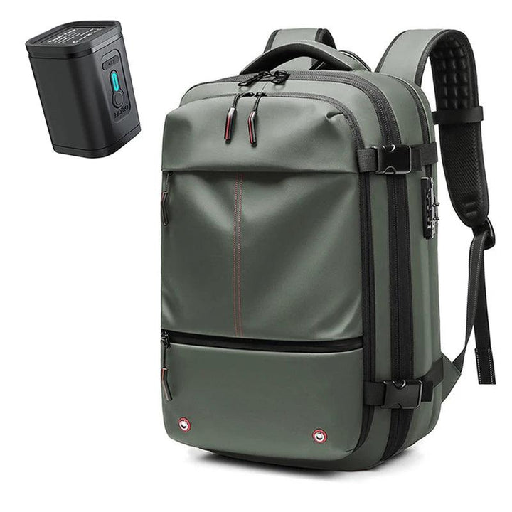 Skanto | CompriBag – Plassbesparende vakuum reise ryggsekk med utvidbar kapasitet (25L–60L)