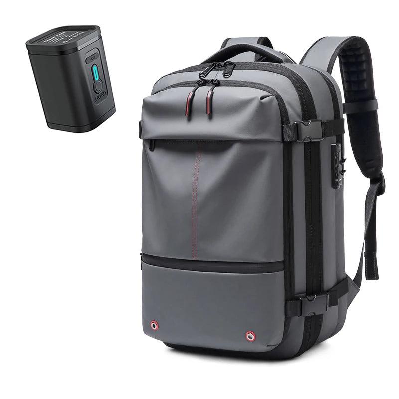 Skanto | CompriBag – Plassbesparende vakuum reise ryggsekk med utvidbar kapasitet (25L–60L)
